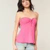 Easy Strapless Tie-Bust Babydoll Top