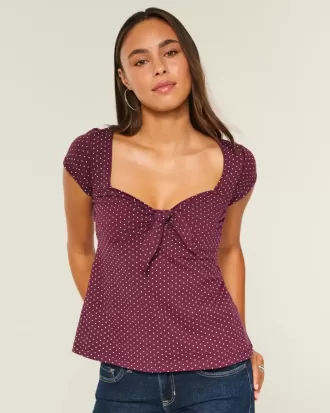Easy Tie Bust Babydoll Top