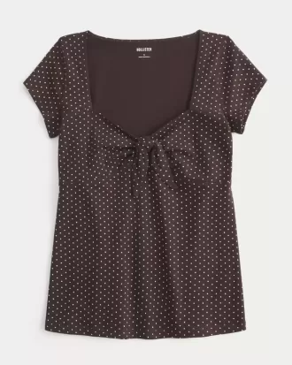 Easy Tie Bust Babydoll Top