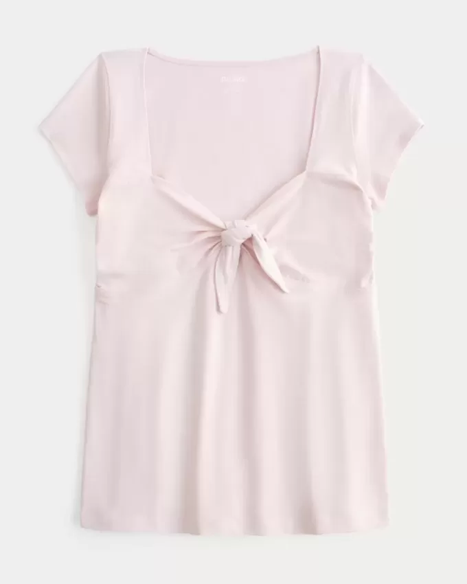 Easy Tie Bust Babydoll Top Easy Tie Bust Babydoll Top