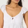 Easy Tie-Front Babydoll Top Easy Tie-Front Babydoll Top