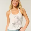 Easy Trend Drop Surf Graphic Tank