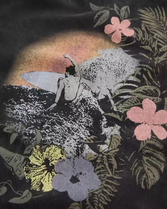 Easy Trend Drop Surf Graphic Tank