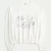 Easy West Coast Beach Graphic Crew Sweater
