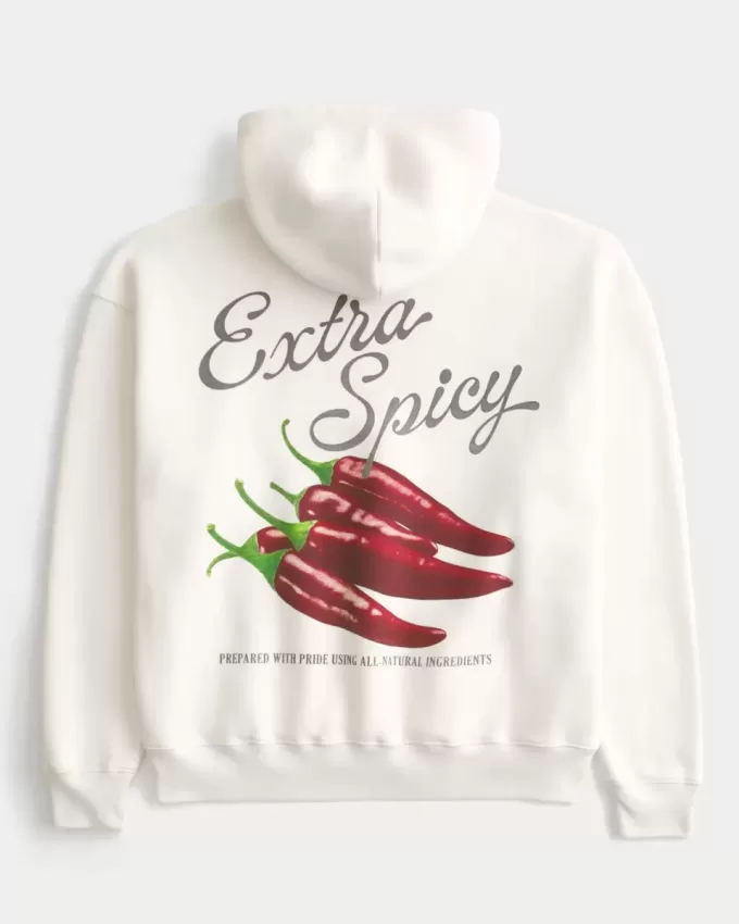 Extra Spicy Peppers Graphic Hoodie