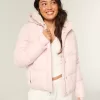 Faux Fur-Lined Puffer Jacket