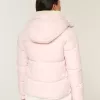 Faux Fur-Lined Puffer Jacket