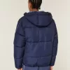 Faux Fur-Lined Puffer Jacket