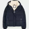 Faux Fur-Lined Puffer Jacket