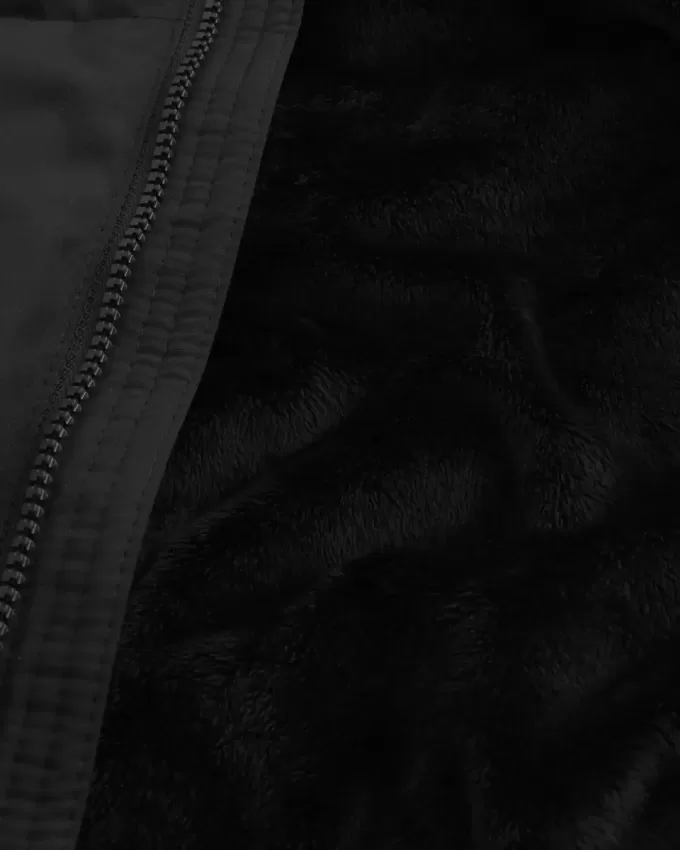 Faux Fur-Lined Puffer Jacket