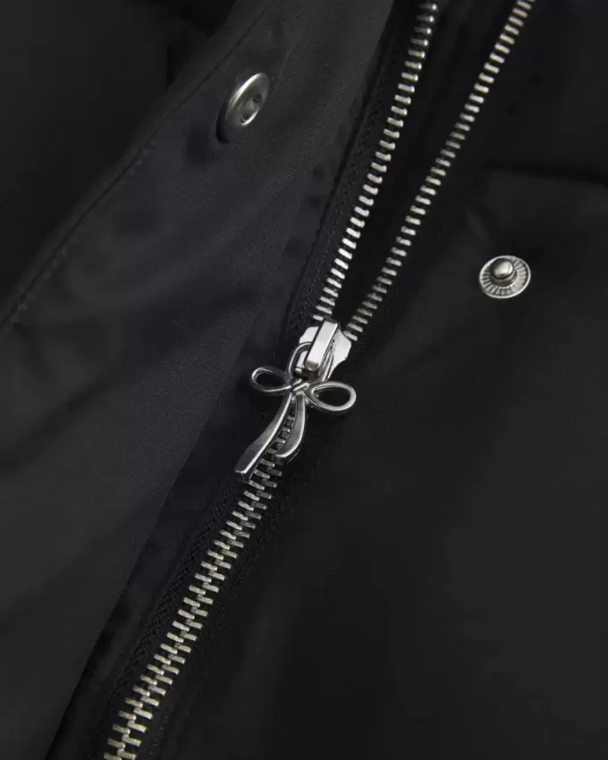 Faux Fur-Lined Puffer Jacket