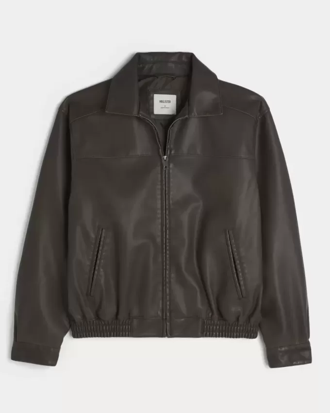 Faux Leather Jacket
