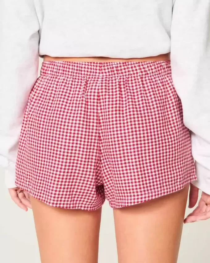 Flannel Boxer Shorts