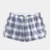 Flannel Boxer Shorts