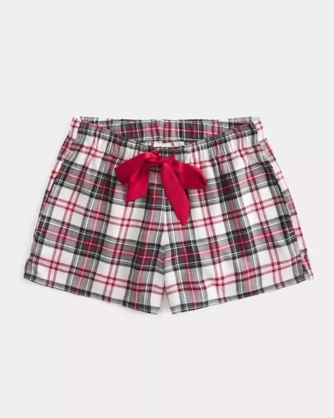 Flannel Tie Shorts Flannel Tie Shorts