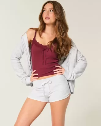 Fleece Shortie Shorts