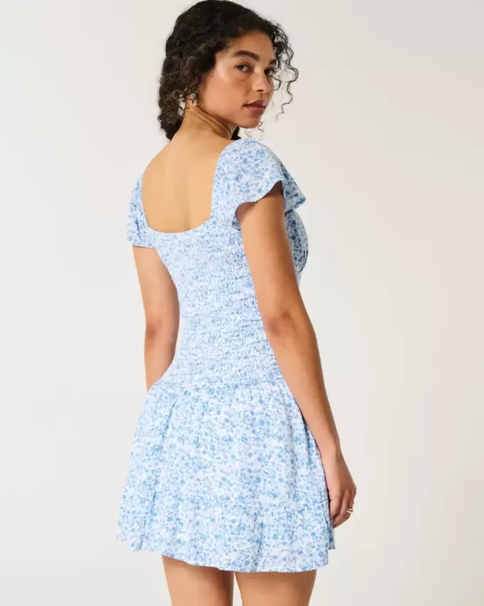 Flutter Sleeve Skort Dress