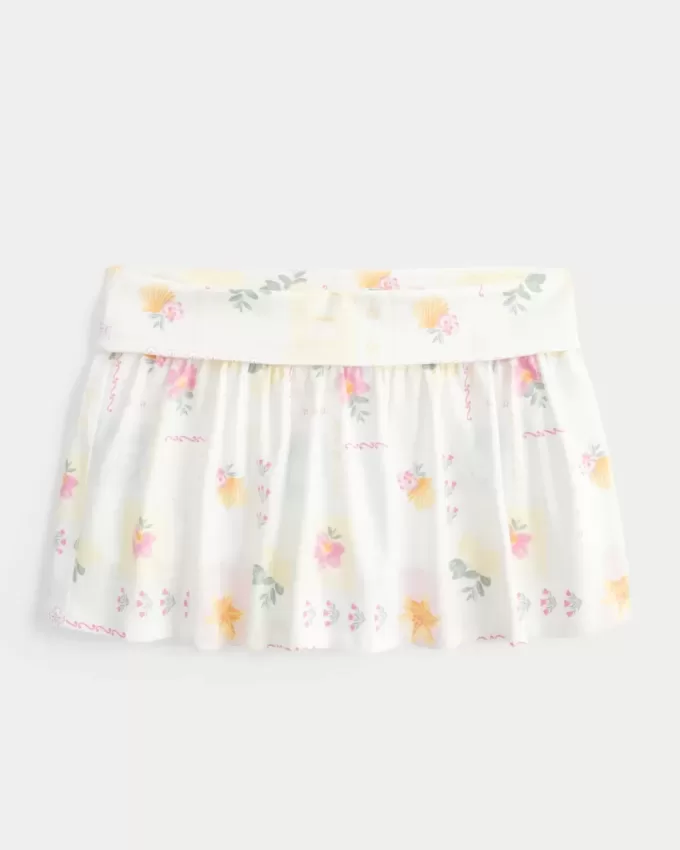 Foldover Knit Mini Skort Foldover Knit Mini Skort