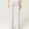 Foldover Waist Knit Flare Pants Foldover Waist Knit Flare Pants