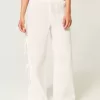 Gauze Wide-Leg Pants