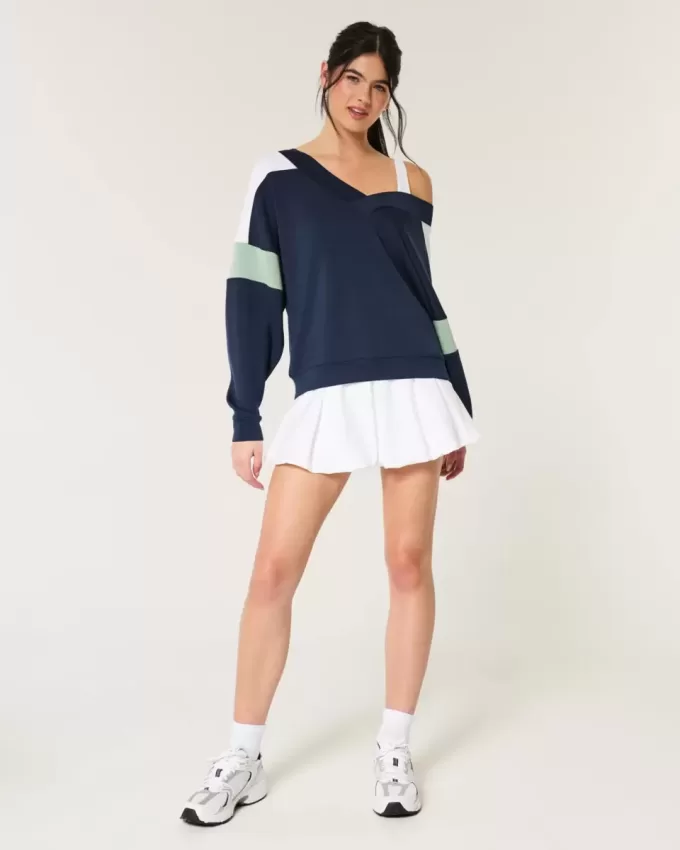 Gilly Hicks Active Cooldown Off-the-Shoulder Top