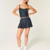 Gilly Hicks Active Drop-Waist Pleated Skortie