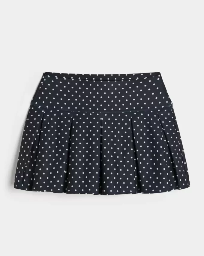 Gilly Hicks Active Drop-Waist Pleated Skortie