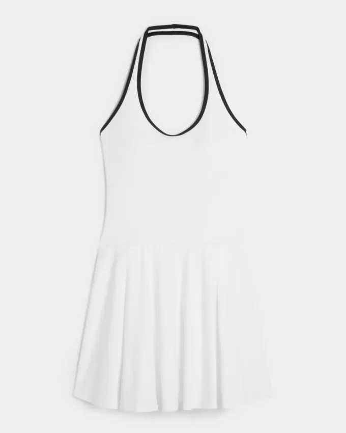 Gilly Hicks Active Pleated Halter Dress