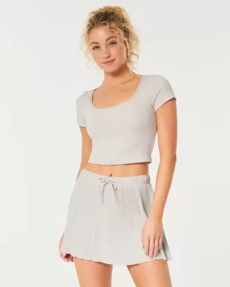 Gilly Hicks Active Plisse Skortie