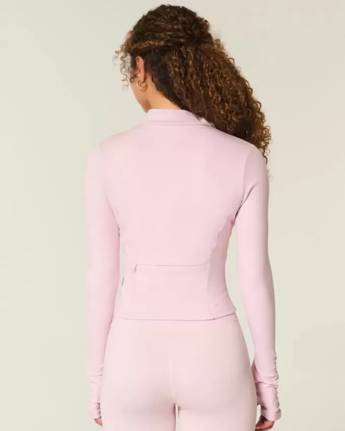 Gilly Hicks Active Recharge Bow Double Zip Jacket