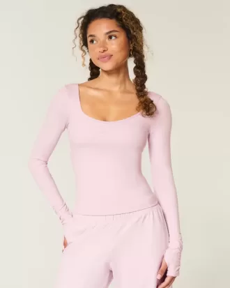 Gilly Hicks Active Recharge Cinch Sweetheart Top