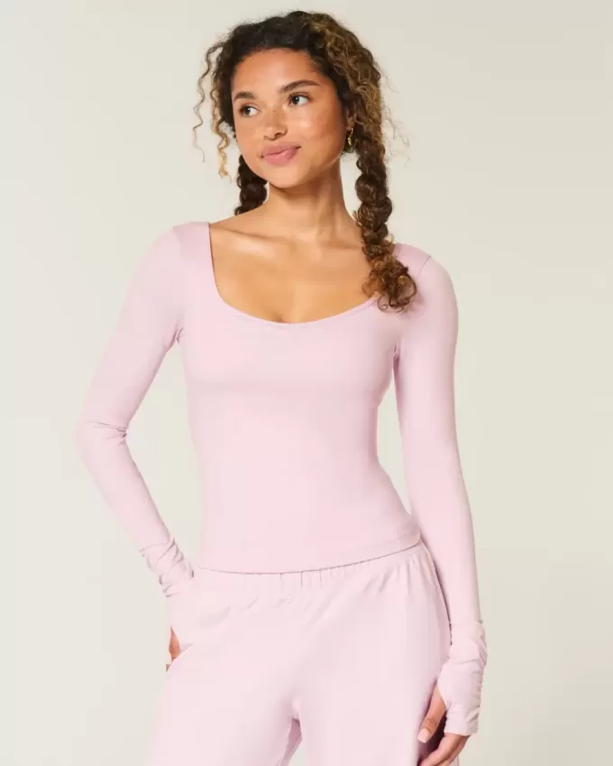 Gilly Hicks Active Recharge Cinch Sweetheart Top