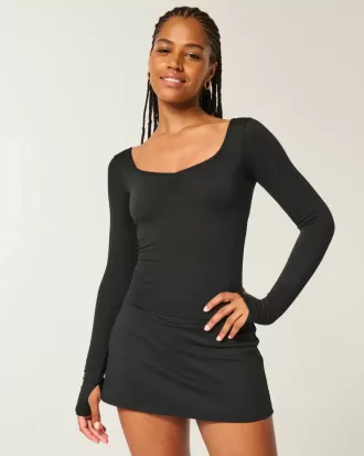 Gilly Hicks Active Recharge Cinch Sweetheart Top