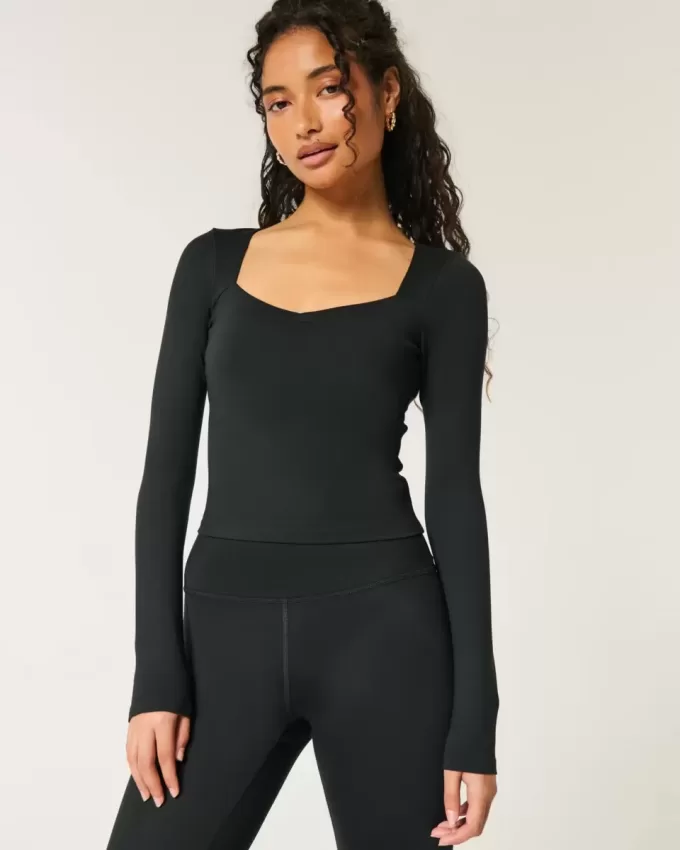 Gilly Hicks Active Recharge Ruched Sweetheart Top