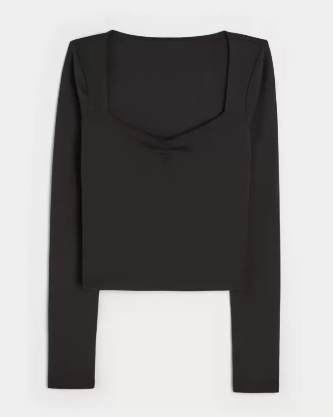 Gilly Hicks Active Recharge Ruched Sweetheart Top