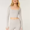 Gilly Hicks Active Recharge Square-Neck Top