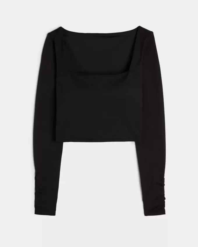 Gilly Hicks Active Recharge Square-Neck Top