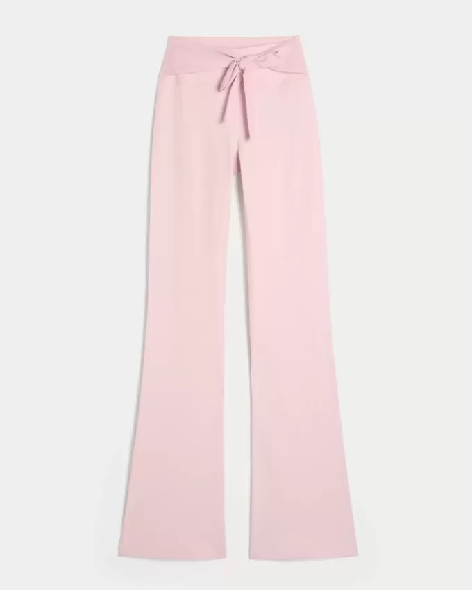 Gilly Hicks Active Recharge Tie-Waist Boot Leggings