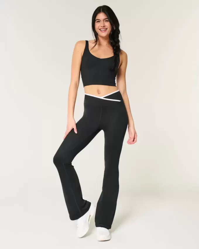 Gilly Hicks Active Recharge Tipped Flare Pants