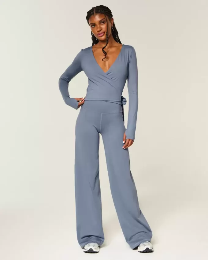 Gilly Hicks Active Recharge Wide-Leg Pants