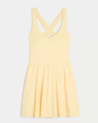 Gilly Hicks Active Recharge Wrap Halter Dress