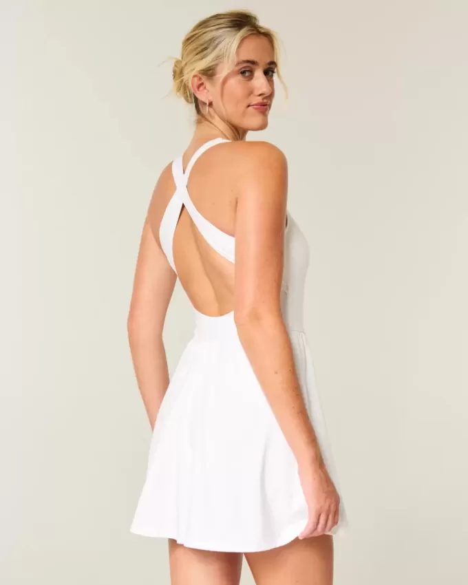 Gilly Hicks Active Recharge Wrap Halter Dress