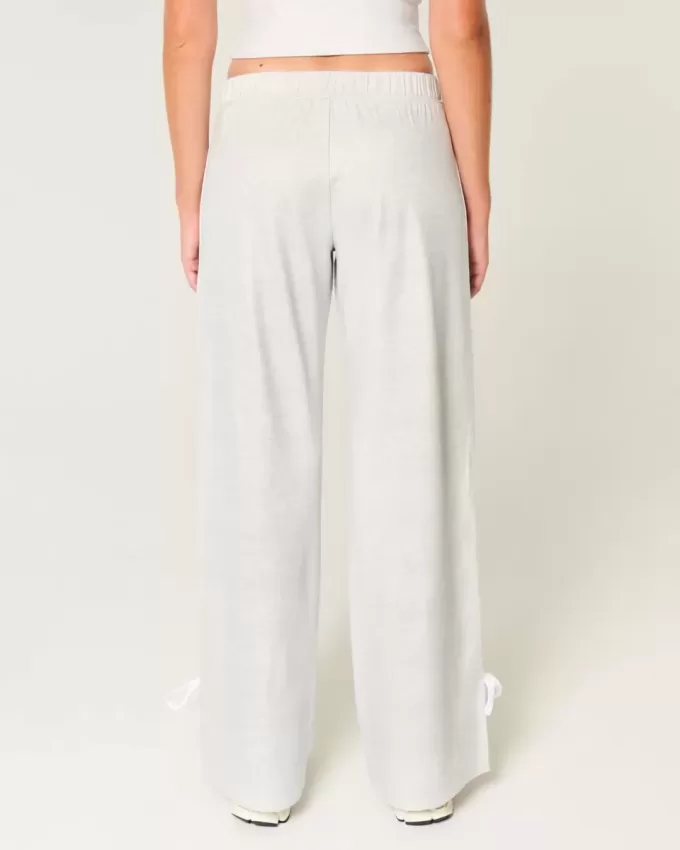 Gilly Hicks Active Side Bow Baggy Pants