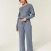 Gilly Hicks Baggy Cozy Waffle Pants