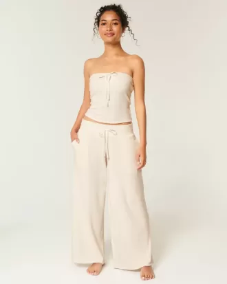 Gilly Hicks Baggy Cozy Waffle Pants