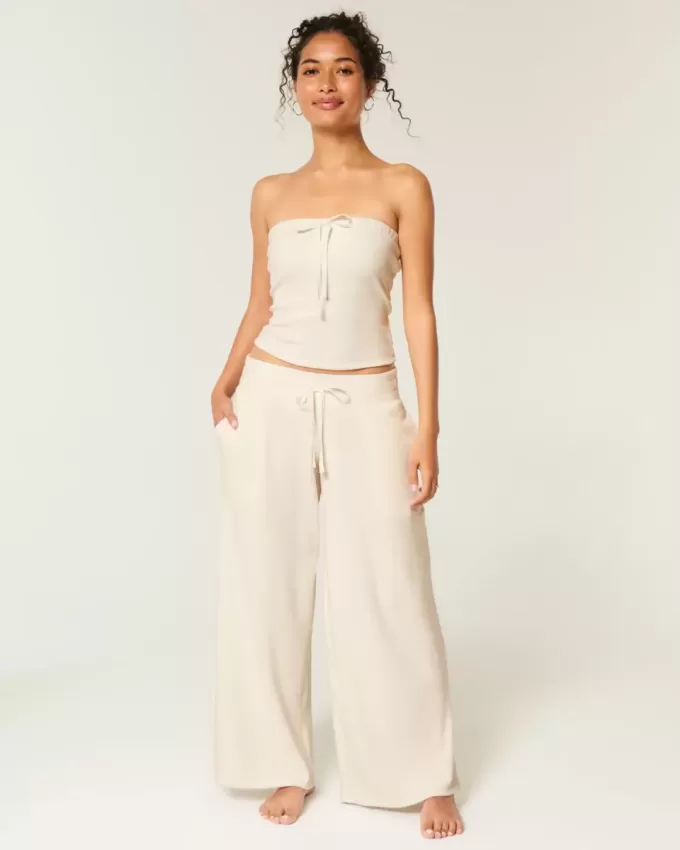 Gilly Hicks Baggy Cozy Waffle Pants