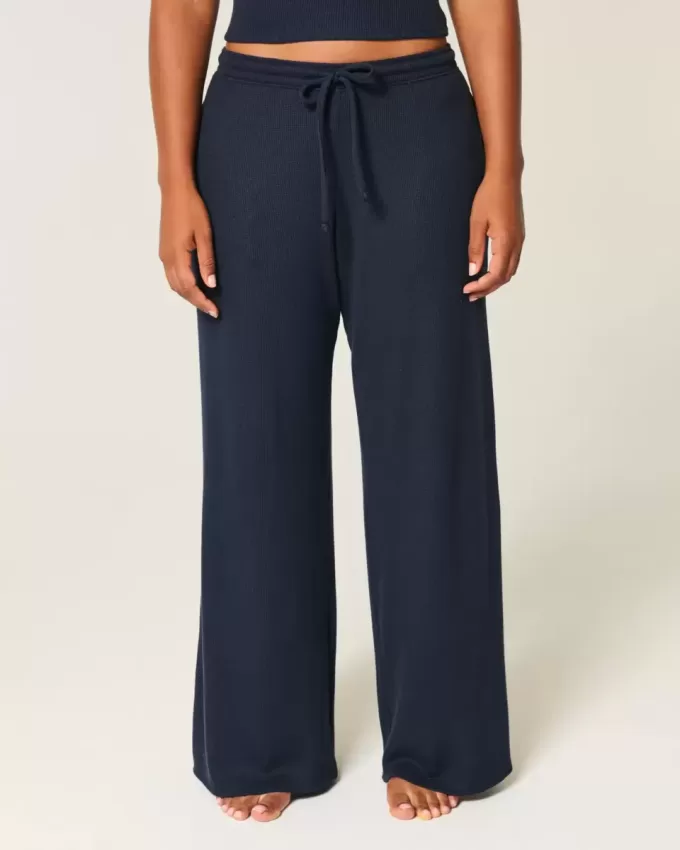 Gilly Hicks Baggy Cozy Waffle Pants