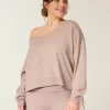 Gilly Hicks Cozy Off-the-Shoulder Bow Sweater Gilly Hicks Cozy Off-the-Shoulder Bow Sweater