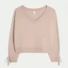 Gilly Hicks Cozy Off-the-Shoulder Bow Sweater Gilly Hicks Cozy Off-the-Shoulder Bow Sweater