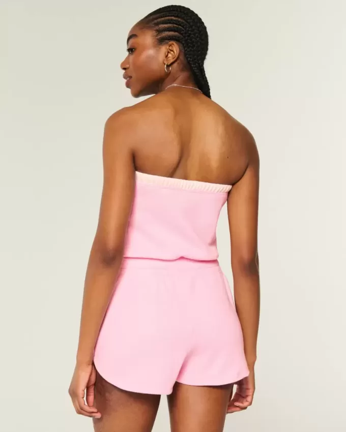 Gilly Hicks Cozy Strapless Waffle Onesie Gilly Hicks Cozy Strapless Waffle Onesie